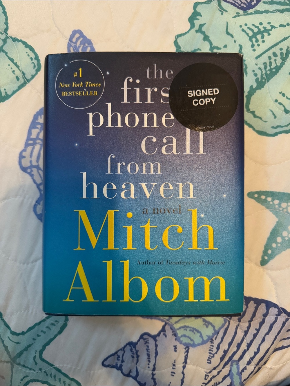 SIGNED Mitch Albom The First Phone Call From Heaven Book 📚